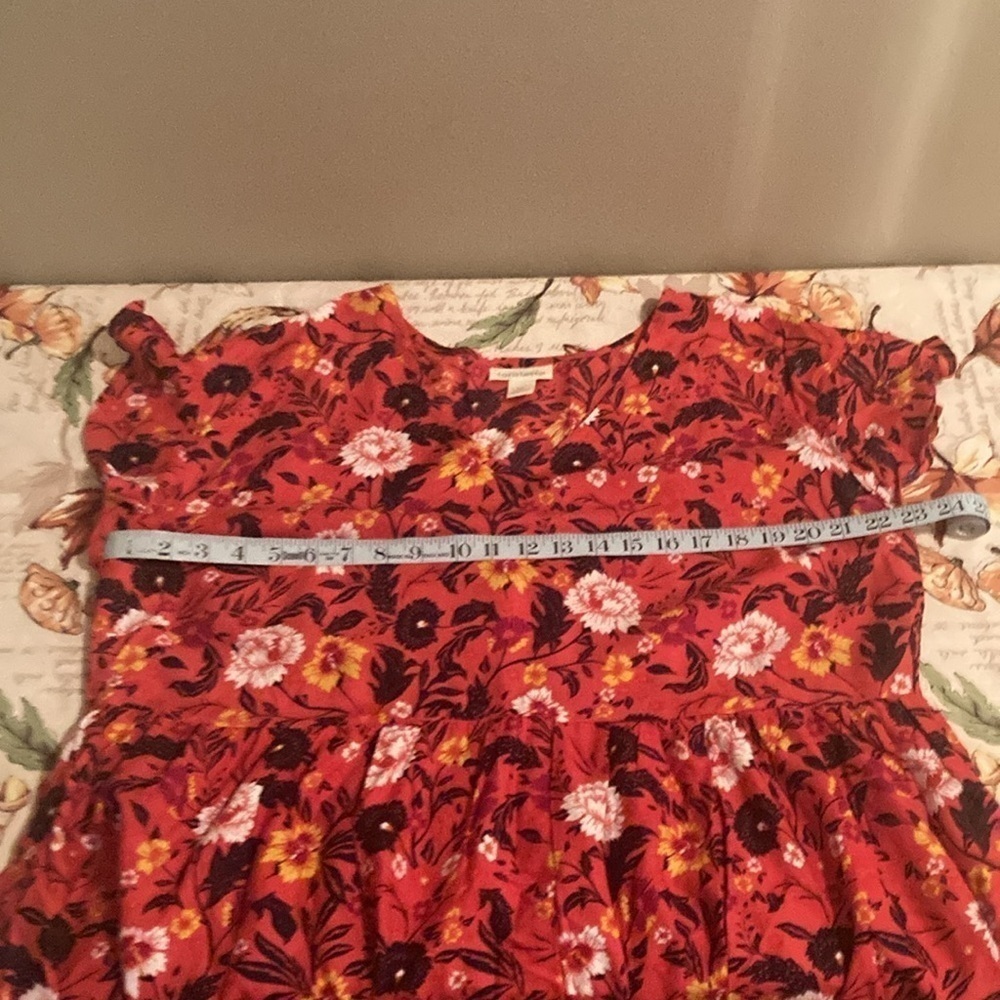 Loralette‎ Red Floral Dress - Picture 9 of 11